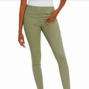 Gloria Vanderbilt Pull on Fitted Led Midrise Crop Pants Color Green Size 6